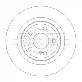BORG & BECK bbd5413 -  Тормозной диск